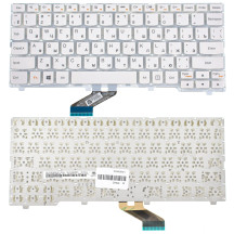 Клавиатура для ноутбука LENOVO (IdeaPad 110S-11IBR) rus, white, без фрейма