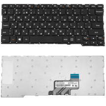 Клавіатура для ноутбука LENOVO (IdeaPad 300S-11IBR) rus, black, без фрейму