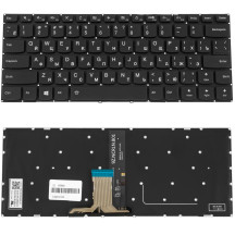 Клавиатура для ноутбука LENOVO (IdeaPad 310-14 series) rus, black, без фрейма, подсветка клавиш