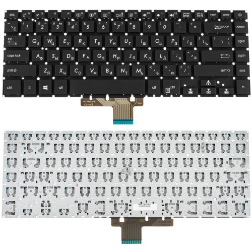 Клавиатура для ноутбука ASUS (X510 series) rus, black, без фрейма