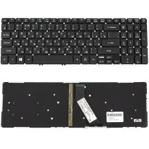 Клавіатура для ноутбука ACER (AS: V5-552, V5-573 series) rus, black, без фрейма