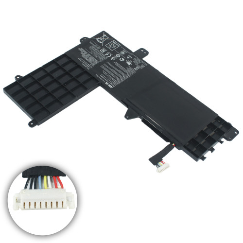 Оригинальная батарея для ноутбука ASUS B21N1506 Short Cable (коннектор 3см от края, EeeBook E502MA, E502SA, E502NA, L502MA, L502SA) 7.6V 4110mAh 32Wh Black