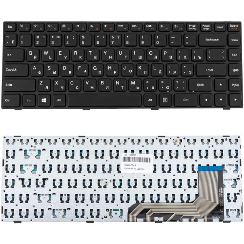 Клавиатура для ноутбука LENOVO (IdeaPad: 100-14IBY) rus, black