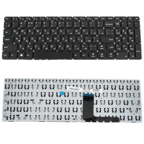 Клавіатура для ноутбука LENOVO (IdeaPad: 310-15) rus, black, без фрейма