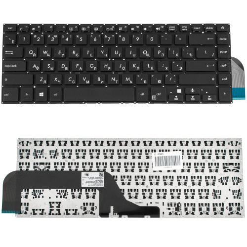 Клавиатура для ноутбука ASUS (X505 series) rus, black, без фрейма