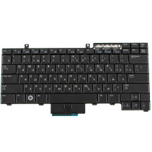 Клавиатура для ноутбука DELL (Latitude: E6400, E6410), rus, black