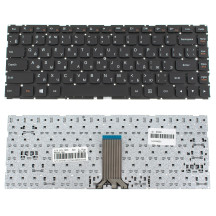 Клавіатура для ноутбука LENOVO (IdeaPad 100S-14IBR series) rus, black, без фрейма
