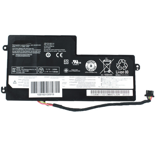 Оригінальна батарея для ноутбука LENOVO 45N1111 (ThinkPad: X240, X240s, T440, T450, S440, S540) 11.4V 2060mAh 24Wh Black (45N1108)