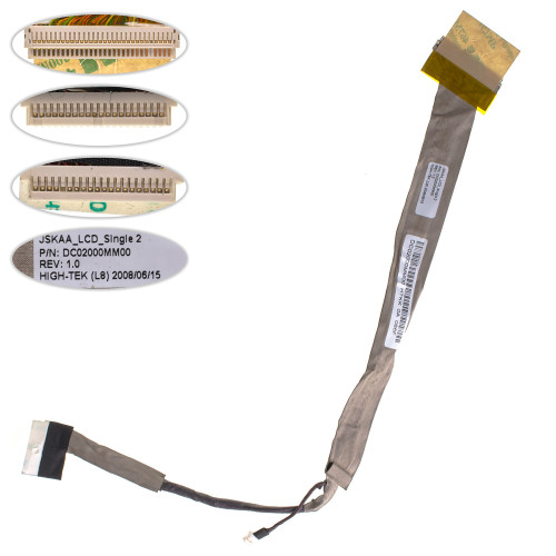 Шлейф матрицы для ноутбука TOSHIBA (Qosmio F50), LED (DC02000MM00)