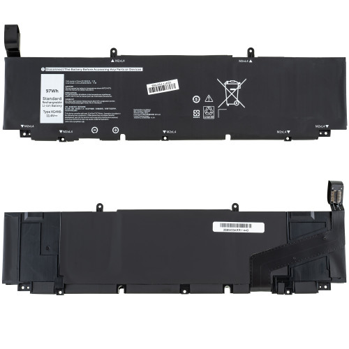 Батарея для ноутбука DELL 01RR3 (Precision: 5750, 5760) 11.4V, 8071mAh, Black