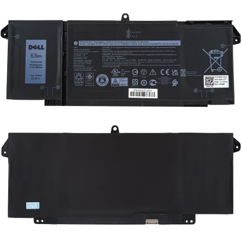 Оригінальна батарея для ноутбука DELL 7FMXV (Latitude: 7320, 7420, 7520) 15.2V, 4145mAh, Black