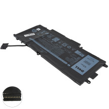 Оригінальна батарея для ноутбука DELL 71TG4 (Latitude: 5289, 7390) 11.4V, 45W, Black