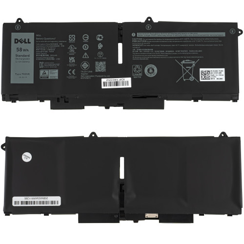 Оригинальная батарея для ноутбука DELL 8H6WD (Latitude: 5330,7530) 15.2V, 58W, Black