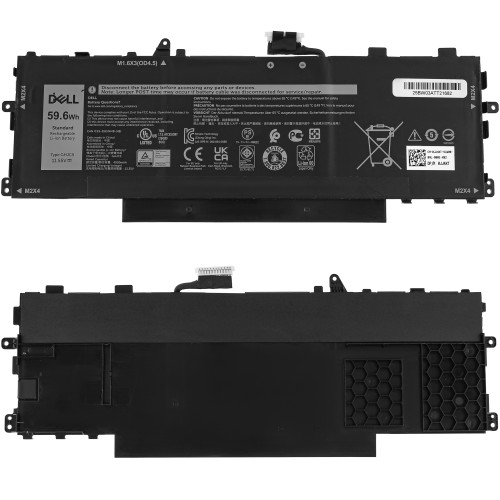 Оригінальна батарея для ноутбука DELL GHJC5 (Latitude 9420) 11.55V, 59.6Wh, Black