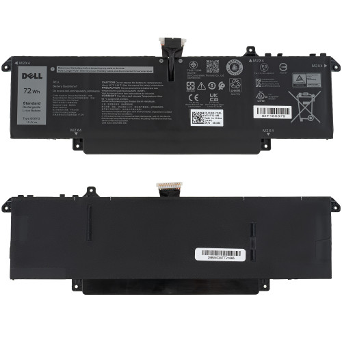 Оригинальная батарея для ноутбука DELL 3N81G (Precision 5490) 15.4V, 72Wh, Black
