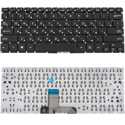 Клавіатура для ноутбука ASUS (UX410 series) rus, black, без фрейма