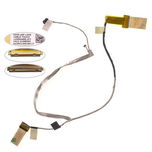 Шлейф матриці для ноутбука ASUS (X550 series), EDP, for Touch (14005-00921200)