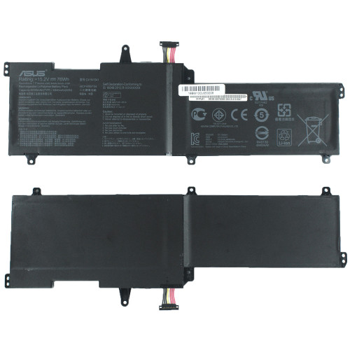 Оригінальна батарея для ноутбука ASUS C41N1541 (ROG Strix: GL702VT, GL702VM, GL702ZC series) 15.2V 5000mAh 76Wh Black