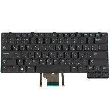Клавиатура для ноутбука DELL (Latitude: E6430u) rus, black, подсветка клавиш