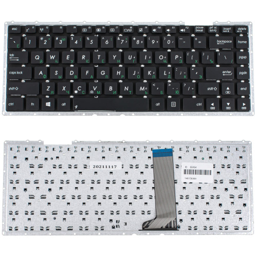 Клавиатура для ноутбука ASUS (X451 series) rus, black, без фрейма