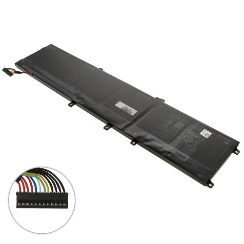 Оригинальная батарея для ноутбука DELL 4GVGH (XPS 15 9550 (ВЕРСИЯ 1)) 11.4V 7260mAh 84Wh Black