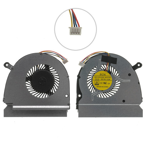 Вентилятор для ноутбука DELL VOSTRO V5460 (CPU FAN), V5470, V5480 series, pin (правый) (0PPD50) (Кулер)