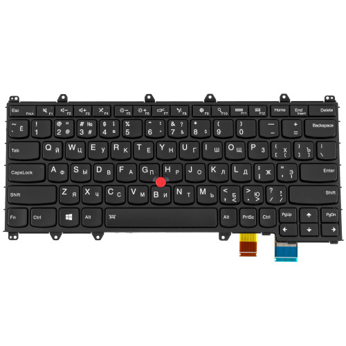 Клавіатура для ноутбука LENOVO (ThinkPad Yoga 260) rus, black