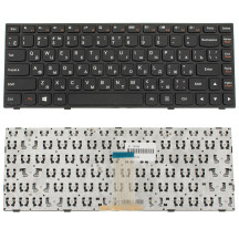 Клавиатура для ноутбука LENOVO (G40-30, G40-45, G40-70, Z40-70, Z40-75, Flex 2-14) rus, black, black frame