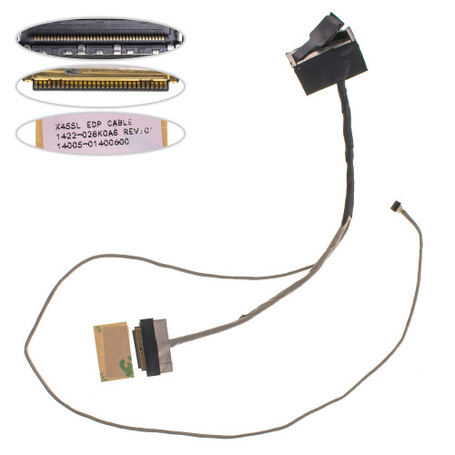 Шлейф матриці для ноутбука ASUS (X455YA, X455YI) (14005-01400600)