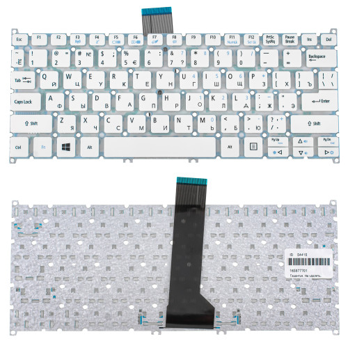 Клавиатура для ноутбука ACER (ES1-311, ES1-331) rus, white, без фрейма