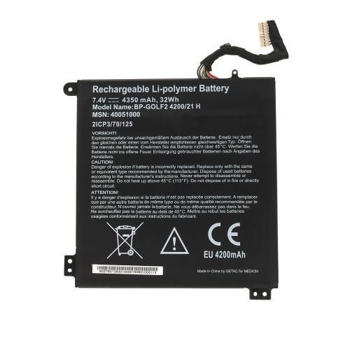 Оригінальна батарея для ноутбука ACER KT.0020H.001 (Aspire One Cloudbook: AO1-131, AO1-131M) 7.4V 4350mAh 32.19Wh Black