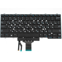 Клавиатура для ноутбука DELL (Latitude: E5470, E7470 ) rus, black, без фрейма, без подсветки, с джойстиком