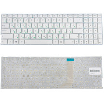 Клавіатура для ноутбука ASUS (X556 series) rus, white, без фрейма