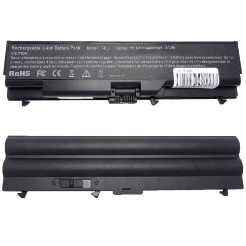 Батарея для ноутбука LENOVO 45N1000 (ThinkPad T430, T530, W530 series) 11.1V 4400mAh Black