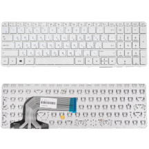 Клавіатура для ноутбука HP (Pavilion: 15-E, 15T-E, 15Z-E 15-N, 15T-N, 15Z-N series) rus, white