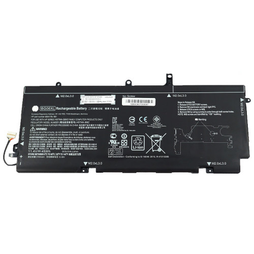 Оригинальная батарея для ноутбука HP BG06XL (EliteBook Folio 1040 G3) 11.4V 3780mAh 45Wh Black