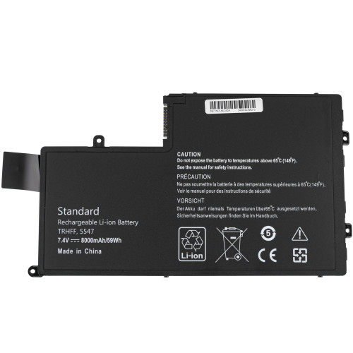 Батарея для ноутбука DELL TRHFF (Inspiron 5547, 5445, 5545, 5447, 5448) 7.4V 8000mAh 59Wh black