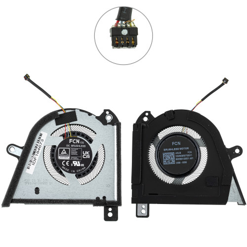 Оригинальный вентилятор для ноутбука Asus ROG Zephyrus M16 (GU604VI, GU604VY) CPU FAN 12V 