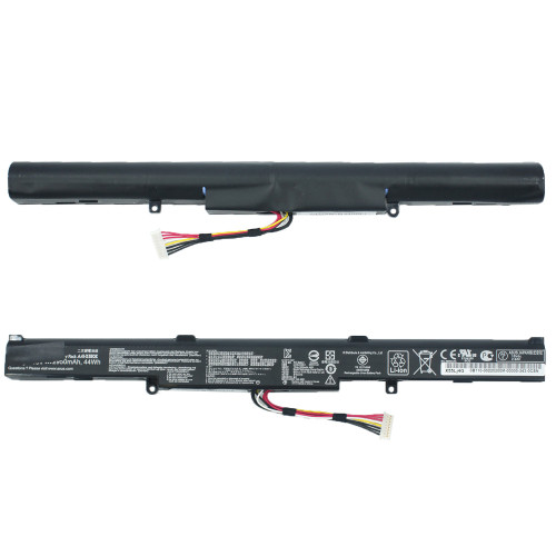 Оригінальна батарея для ноутбука ASUS A41-X550E (X450JF, X550DP, X751MD, X751MA, X750JA, X751LA) 15V 2950mAh Black