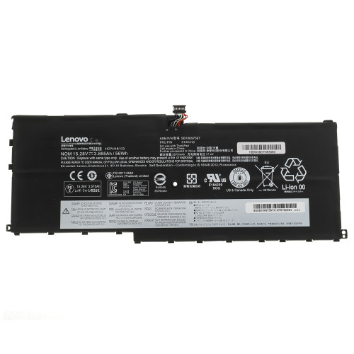 Оригінальна батарея для ноутбука LENOVO 01AV410 (Lenovo X1C Yoga Carbon Gen 6, 01AV409, SB10K97567) 15.2V 3680mAh 56Wh Black