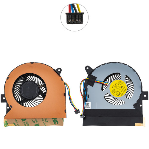 оригінальний вентилятор для ноутбука ASUS ROG G752VL (CPU FAN), G752VM, G752VT, G752VY (13NB09V0AM0201) (Кулер)