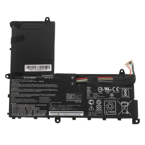 Оригинальная батарея для ноутбука ASUS B31N1503 (EeeBook E202SA) 11.4V 4110mAh 48Wh Black
