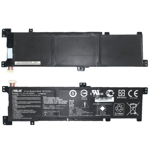 Батарея для ноутбука ASUS B31N1424 (K401LB) 11.4V 4110mAh 48Wh Black