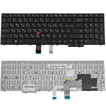 Клавіатура для ноутбука LENOVO (ThinkPad: E550, E555) rus, black