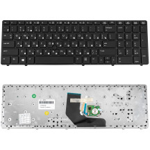 Клавиатура для ноутбука HP (EliteBook: 8560P, 8570P, 8570W) rus, black, black frame с джойстиком