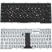 Клавіатура для ноутбука DELL (Latitude: E5450, E7450), rus, black, без фрейма, без підсвічування, без джойстика