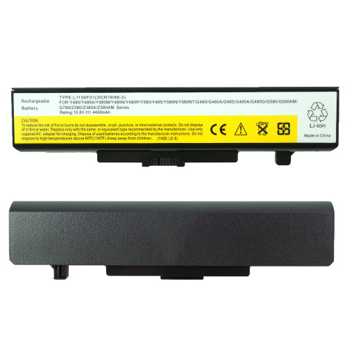 Батарея для ноутбука LENOVO L11L6F01 (G400, G480, G500, G580, Y480, Y580, Z480, Z580) 10.8V 4400mAh Black