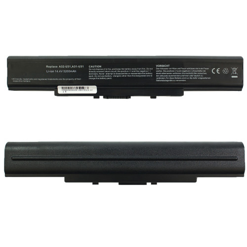 Батарея для ноутбука Asus A42-U31 (U31, U41, P31, P41, X35) 14.4V 5200mAh Black