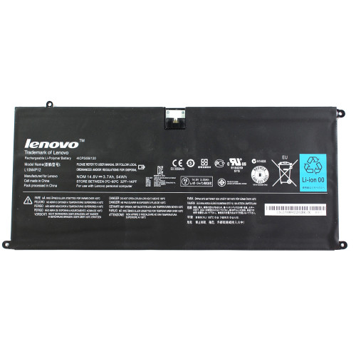Оригінальна батарея для ноутбука Lenovo L10M4P12 (IdeaPad: Yoga 13, U300, U300S series) 14.8V 3550mAh 54Wh Black