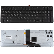 Клавіатура для ноутбука HP (ZBook: 15, 17 series) rus, black, підсвічування клавіш, с джойстиком